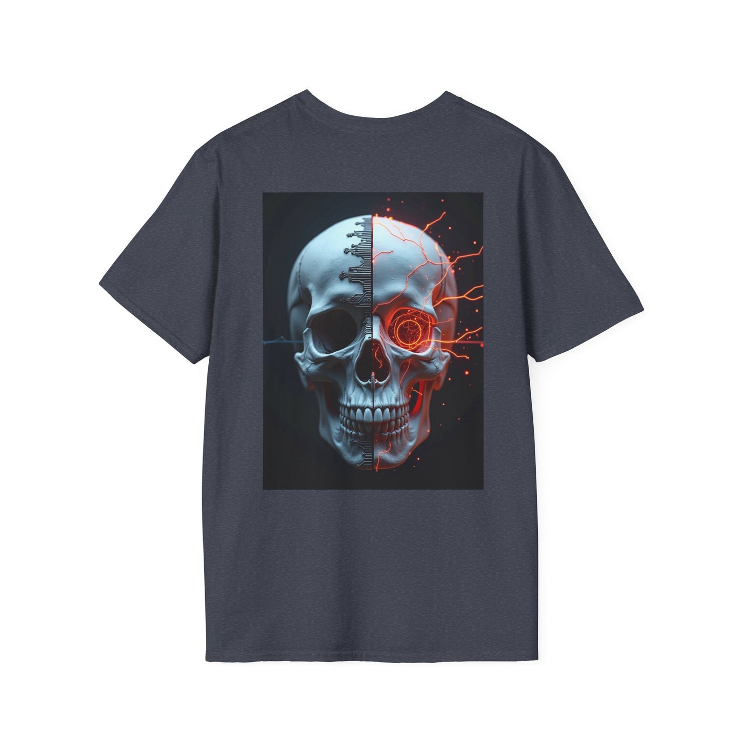 Fear is a System Error Unisex T-Shirt - Edgy Skull Graphic Tee