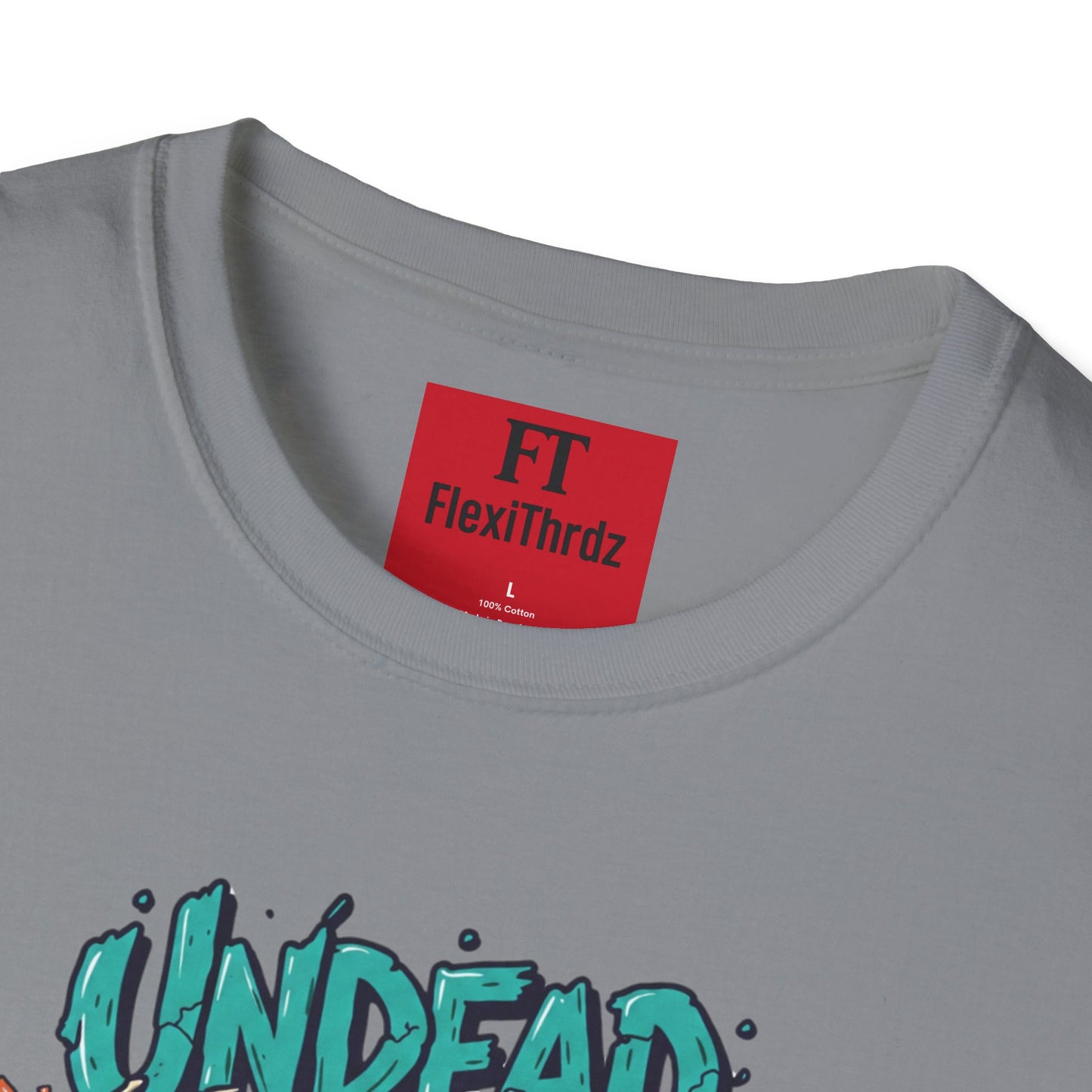 Undead and Unmatched Unisex Softstyle T-Shirt - Fun Graphic Tee for Halloween and Everyday Wear